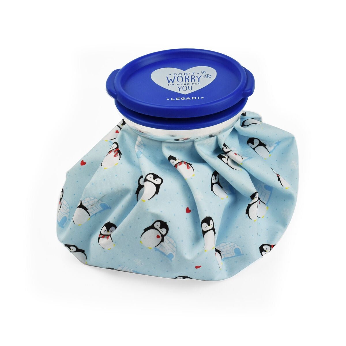 Legami SOS Feel Better Fabric Ice Bag - Penguin - Beattys of Loughrea | www.beattys.ie