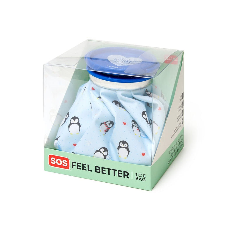 Legami SOS Feel Better Fabric Ice Bag - Penguin - BODYCARE - Beattys of Loughrea