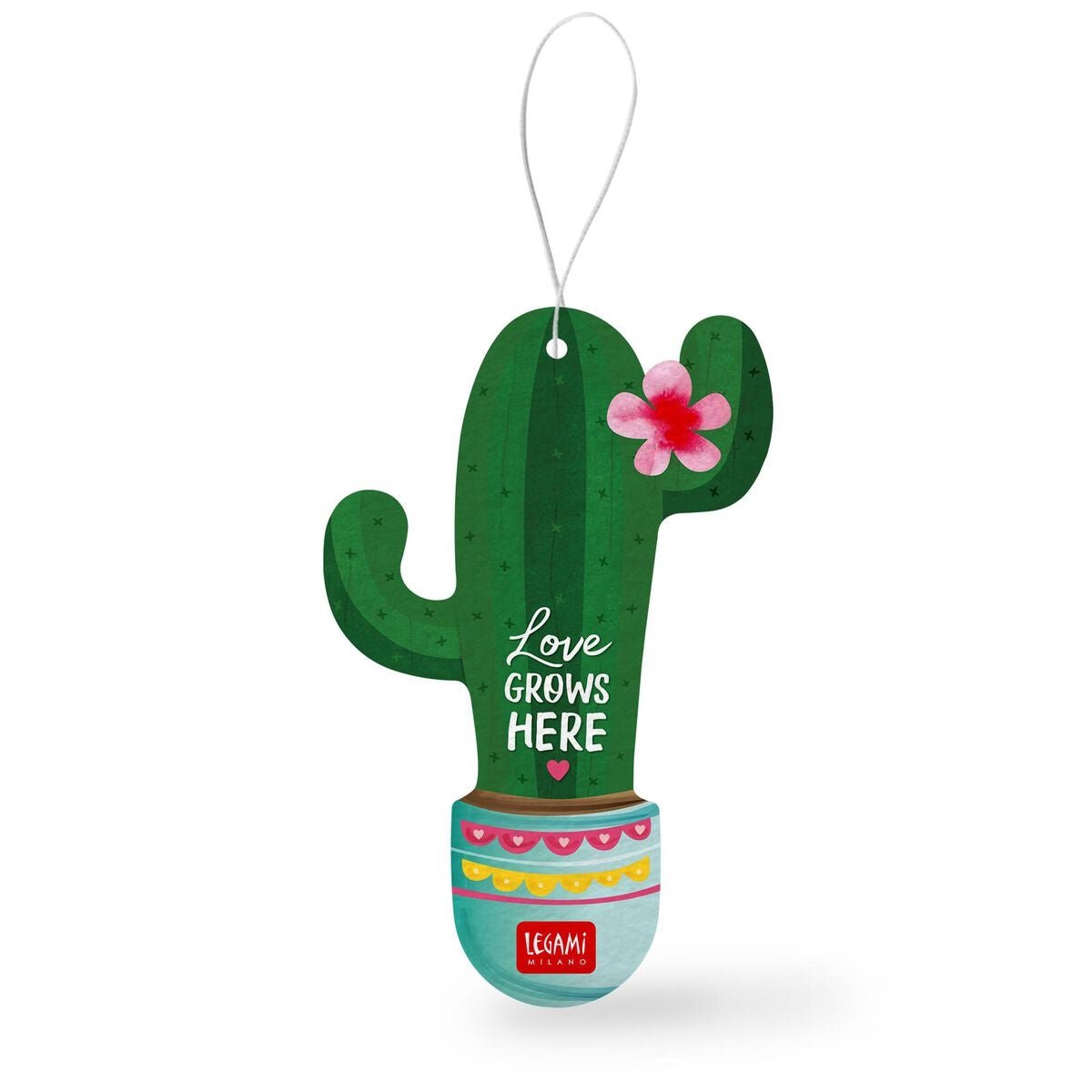 Legami Car Sweet Car - Car Freshener - Cactus - GIFT BAGS - SCENTED - Beattys of Loughrea