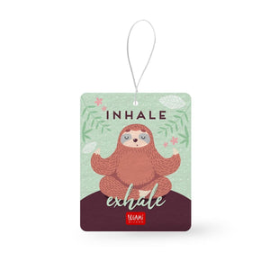 Car Sweet Car - Car Freshener - Sloth Inhale Exhale - GIFT BAGS - SCENTED - Beattys of Loughrea