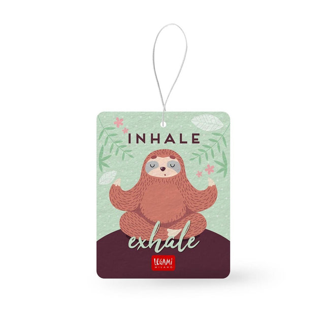 Car Sweet Car - Car Freshener - Sloth Inhale Exhale - GIFT BAGS - SCENTED - Beattys of Loughrea