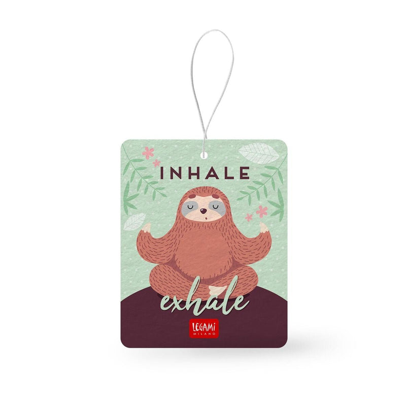Car Sweet Car - Car Freshener - Sloth Inhale Exhale - GIFT BAGS - SCENTED - Beattys of Loughrea