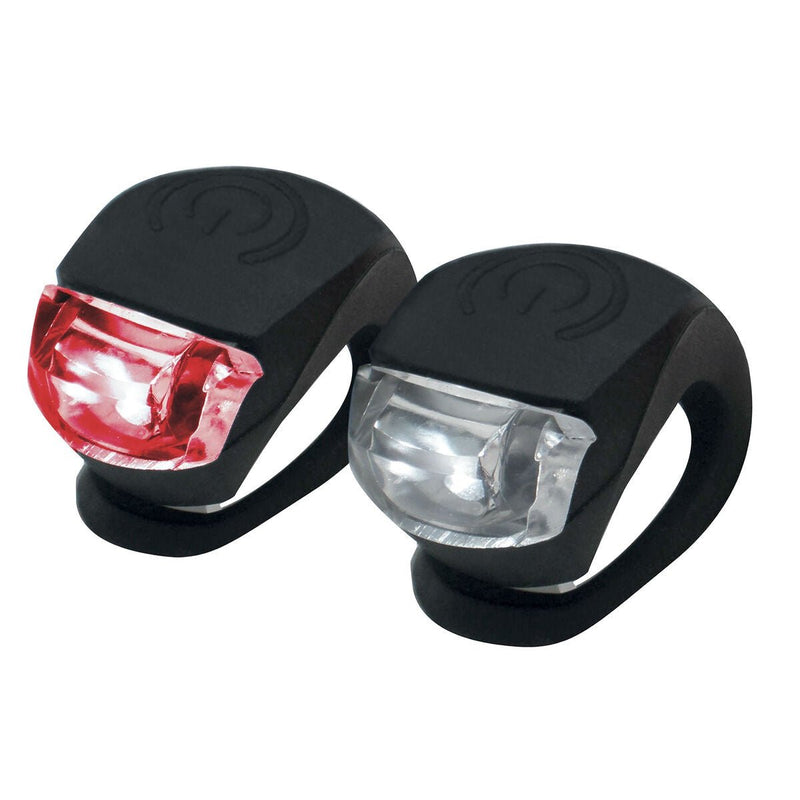 Legami 2pc Bike Light Set - Red & white - HELMETS/ SPARES/ ROAD SAFETY - Beattys of Loughrea