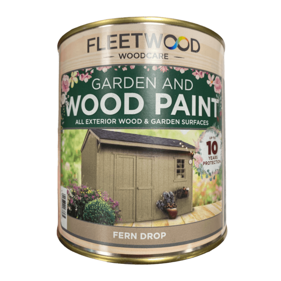 Fleetwood Superflex Garden & Wood Paint Fern Drop 1Ltr
