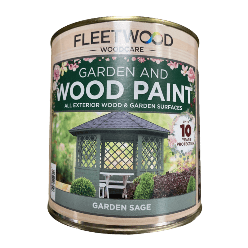 Fleetwood Superflex Garden & Wood Paint Garden Sage 1Ltr - VARNISHES / WOODCARE - Beattys of Loughrea