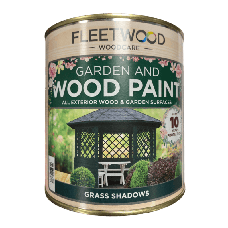 Fleetwood Superflex Garden & Wood Paint Grass Shadows 1Ltr - VARNISHES / WOODCARE - Beattys of Loughrea