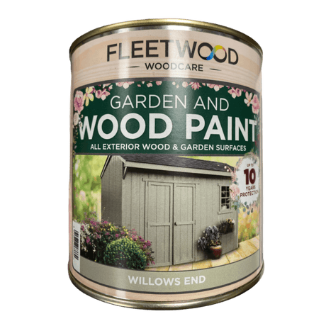 Fleetwood Superflex Garden & Wood Paint Willows End 1Ltr - VARNISHES / WOODCARE - Beattys of Loughrea