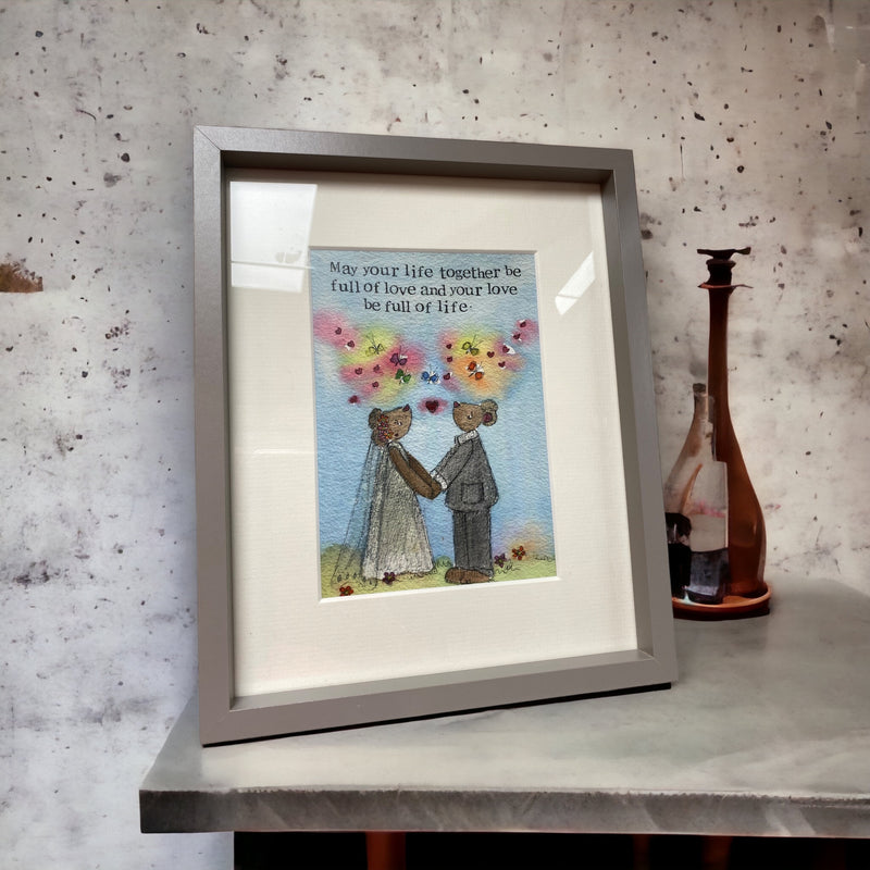 My Painted Bear Framed Print "Your Life Together" Assorted - One Supplied - PICTURES, PAINTINGS - Beattys of Loughrea