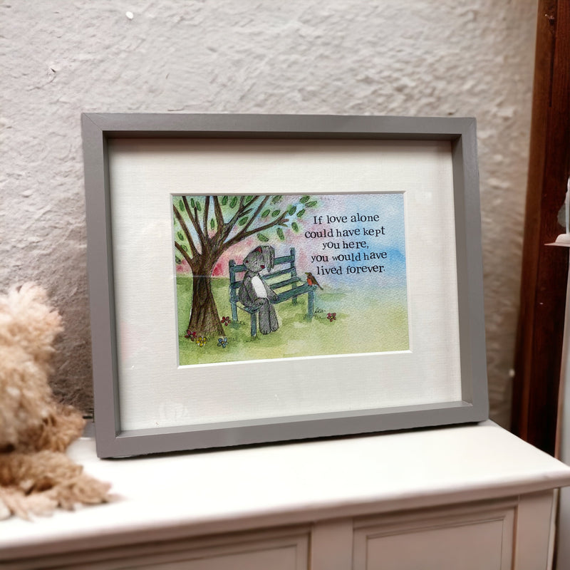 My Painted Bear Framed Print "Love Alone" Assorted - One Supplied - PICTURES, PAINTINGS - Beattys of Loughrea