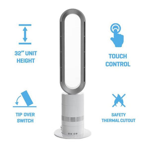 Daewoo Hot & Cold Oscillating Bladeless Fan | 946987 - FANS - Beattys of Loughrea