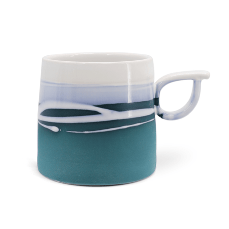 Paul Maloney Pottery Teal Mug - MUG SETS - Beattys of Loughrea