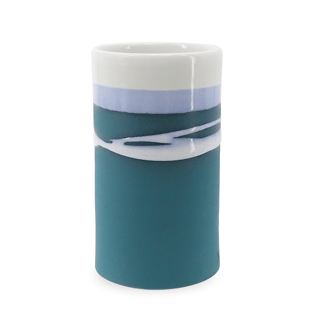 Paul Maloney Pottery Teal Stem Vase 350ml - GENERAL LOOSE WARE - Beattys of Loughrea