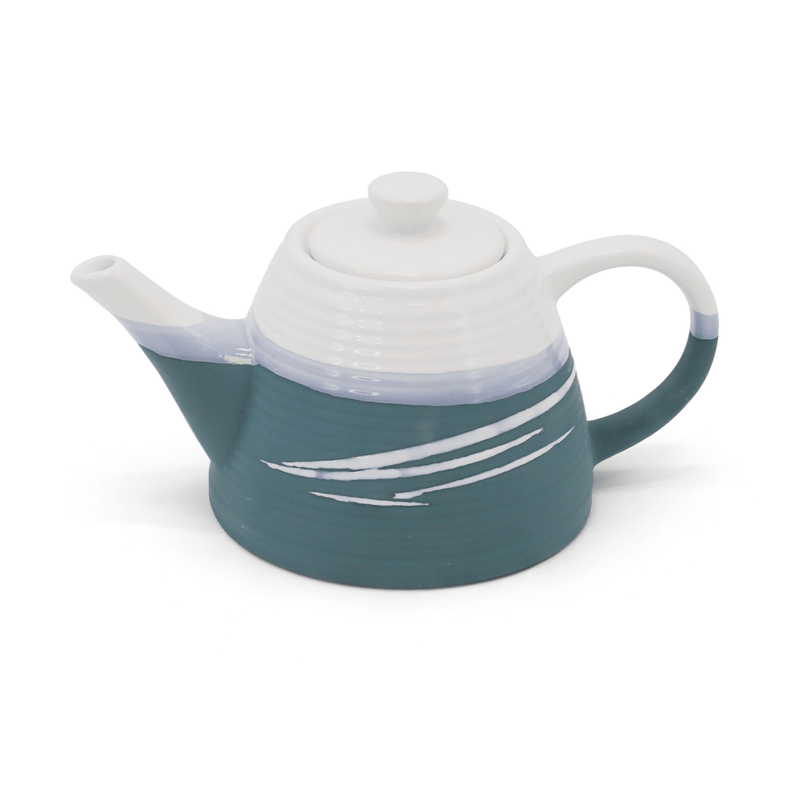 Paul Maloney Pottery Teal Teapot - GENERAL LOOSE WARE - Beattys of Loughrea