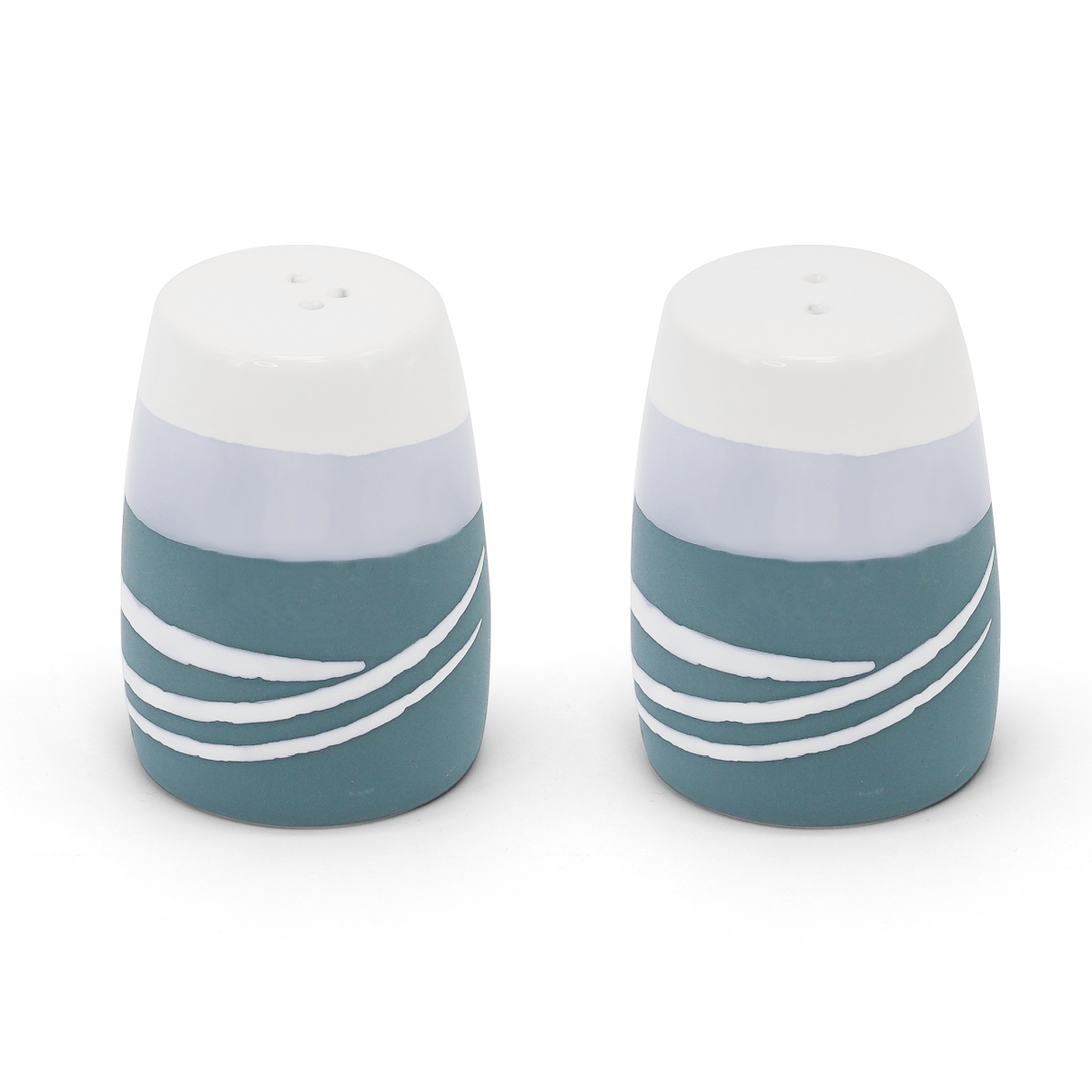 Paul Maloney Pottery Teal Salt & Pepper Set - GENERAL LOOSE WARE - Beattys of Loughrea