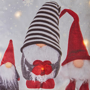 Catherine Lansfield Merry And Bright Gonks Light Up Cushion - CUSHIONS/COVERS - Beattys of Loughrea