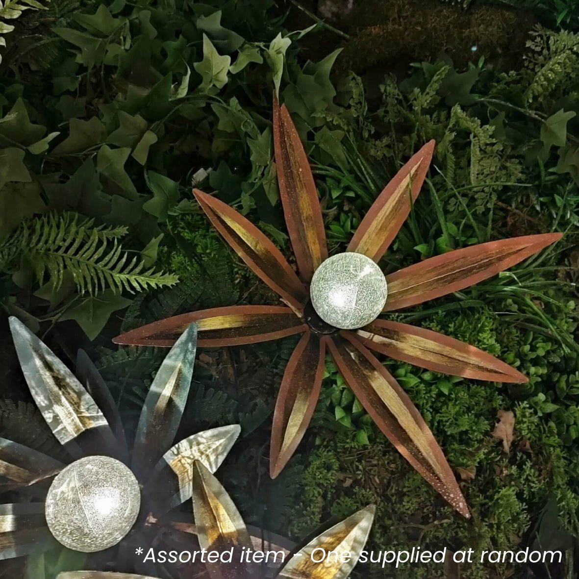 Spikey Iron Solar Stake Light - One Supplied - SOLAR / GARDEN ORNAMENTS - Beattys of Loughrea