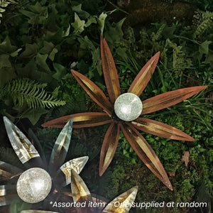 Spikey Iron Solar Stake Light - One Supplied - SOLAR / GARDEN ORNAMENTS - Beattys of Loughrea