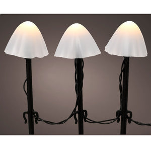 Set of 20 Battery Operated LED Garden Stake Light with Twinkle Effect - White - SOLAR / GARDEN ORNAMENTS - Beattys of Loughrea