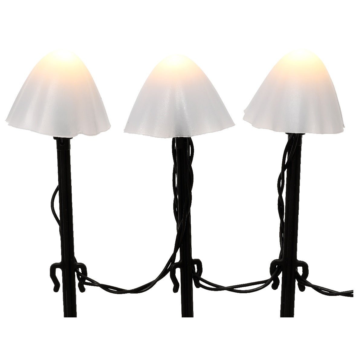 Set of 20 Battery Operated LED Garden Stake Light with Twinkle Effect - White - SOLAR / GARDEN ORNAMENTS - Beattys of Loughrea