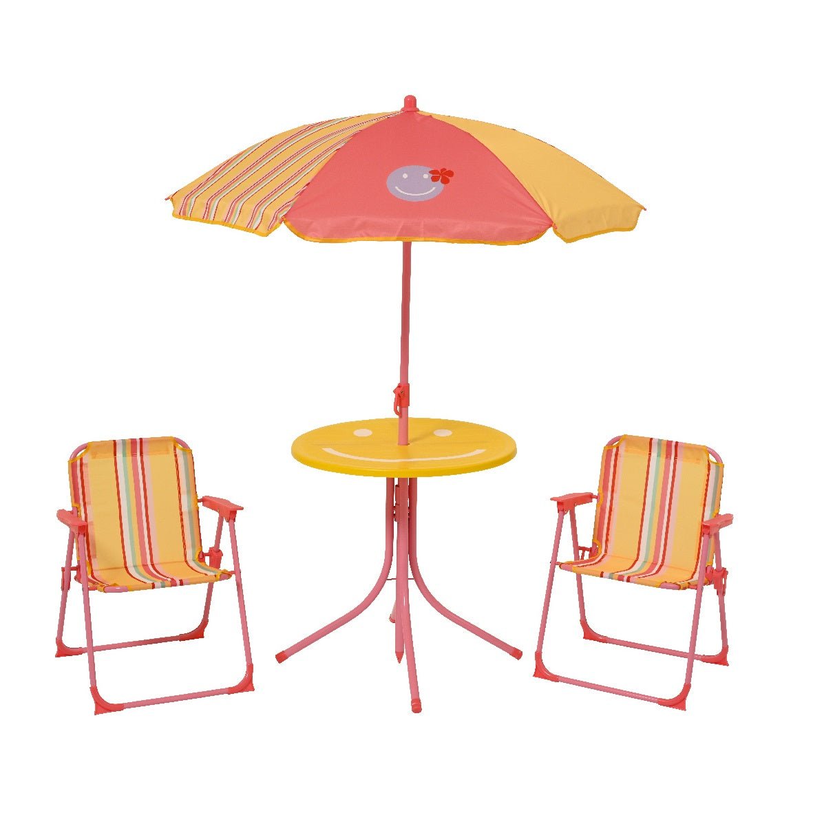 50cm Childrens Patio Set with Parasol - METAL GDN FURN SET 4+ SEATS - Beattys of Loughrea