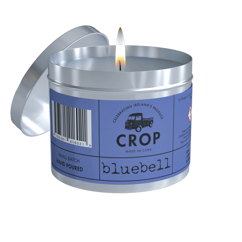 Crop Soy Wax Candle Bluebell 150g - CANDLES - Beattys of Loughrea