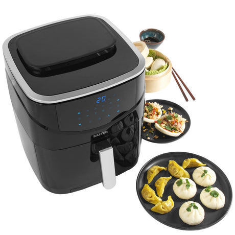 Salter XL Digital Steamer & Air Fryer 6.5L Capacity 1700W - DEEP FAT FRYERS/ AIR FRYER - Beattys of Loughrea