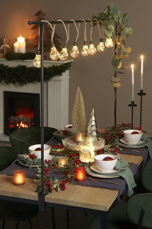 Adjustable Metal Table Hanger Black H110 x L223-250 cm - OCCASIONAL FURNITURE - Beattys of Loughrea