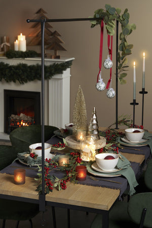 Adjustable Metal Table Hanger Black H110 x L223-250 cm - OCCASIONAL FURNITURE - Beattys of Loughrea