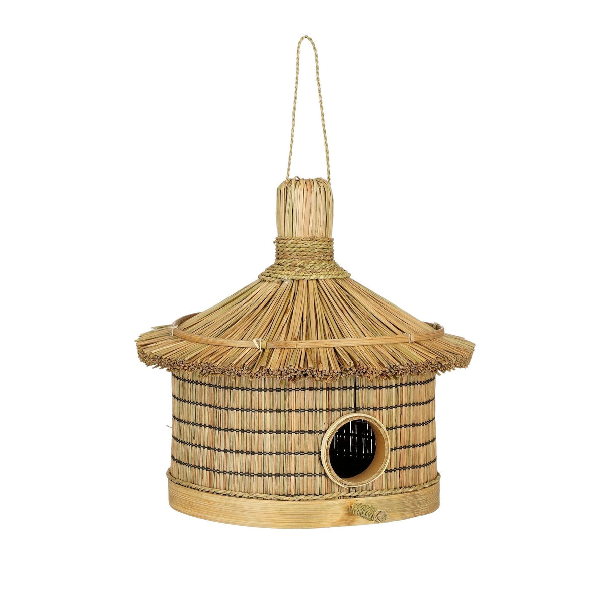 Straw Effect Birdhouse 24 x 28cm - BIRD HOUSE/ FEEDERS - Beattys of Loughrea