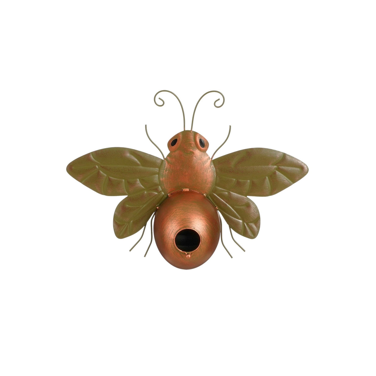 Copper Bee Birdhouse 42 x 31cm - SOLAR / GARDEN ORNAMENTS - Beattys of Loughrea