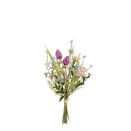 Fritillaria Purple Bouquet 35cm x 16cm - FLOWERS - PAPER/PLASTIC - Beattys of Loughrea