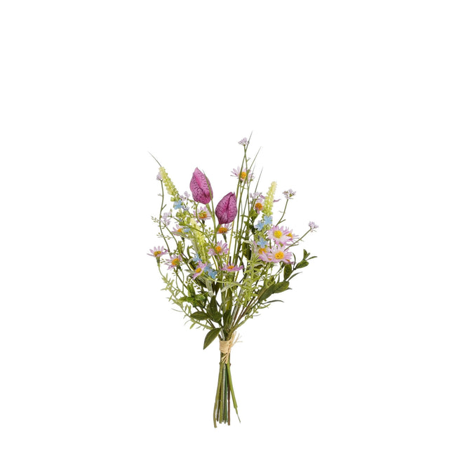 Fritillaria Purple Bouquet 35cm x 16cm - FLOWERS - PAPER/PLASTIC - Beattys of Loughrea