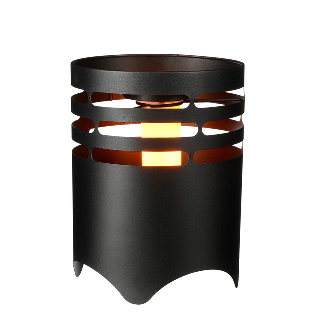 25 x 19cm Solar Lantern Black - SOLAR / GARDEN ORNAMENTS - Beattys of Loughrea