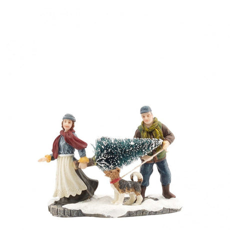Luville Carrying a Tree Ornament l9 x w5.5 x h7cm - XMAS DECORATIONS - Beattys of Loughrea