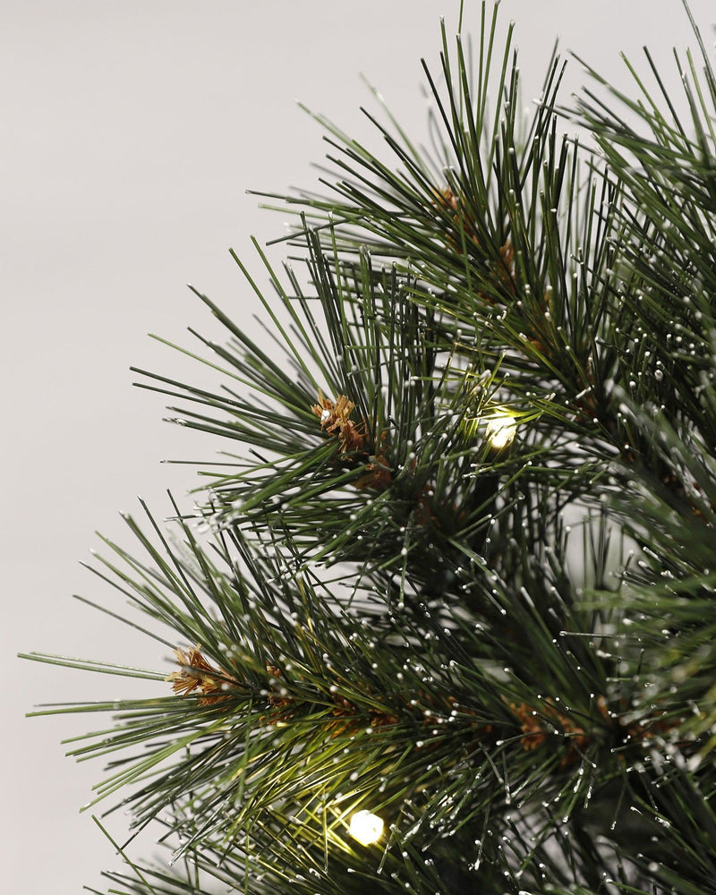 Glendon Burlap Battery Operated Christmas Tree with 20 LEDs - XMAS TREE F/O LIGHT UP - Beattys of Loughrea
