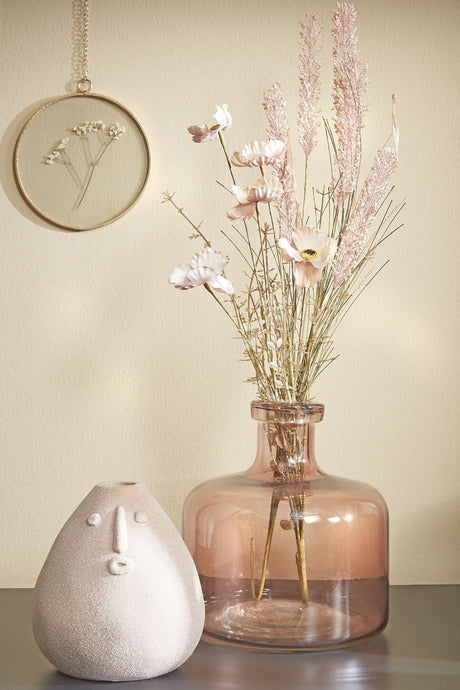 Poppy Artificial Branch Dried flowers 53cm Pink - FLOWERS - PAPER/PLASTIC - Beattys of Loughrea