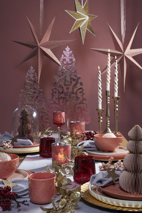 Rocco Candle Holder 32.5cm - Aluminium/Gold - CANDLE HOLDERS / Lanterns - Beattys of Loughrea