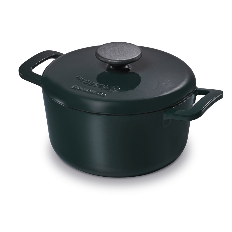Brabantia The Dutch Oven Pine Green 24cm Casserole - COOKWARE - CAST IRON - Beattys of Loughrea