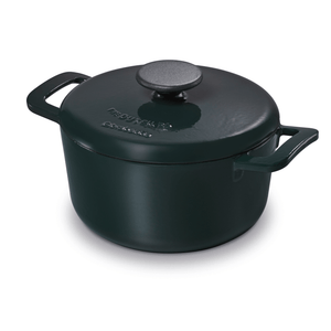 Brabantia The Dutch Oven Pine Green 24cm Casserole - COOKWARE - CAST IRON - Beattys of Loughrea