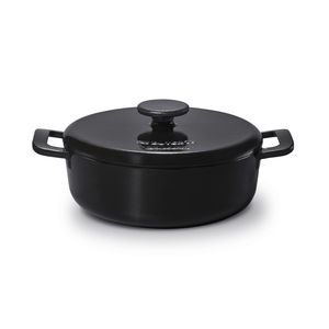 Brabantia The Dutch Oven Black 28cm Casserole - COOKWARE - CAST IRON - Beattys of Loughrea