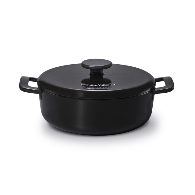 Brabantia The Dutch Oven Black 28cm Casserole - COOKWARE - CAST IRON - Beattys of Loughrea