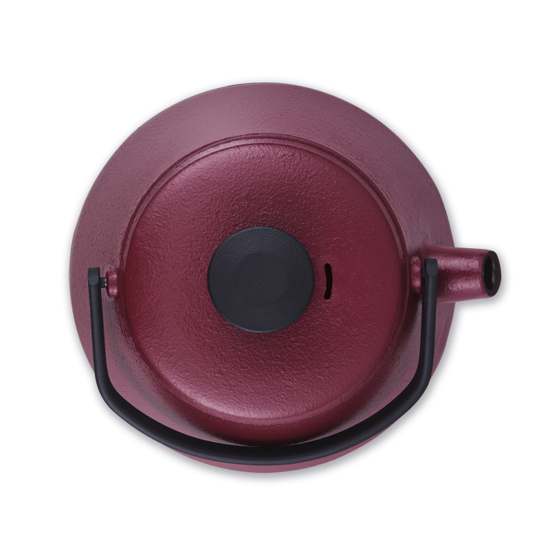 Brabantia T-Time Aubergine Red 12cm Teapot - COOKWARE - CAST IRON - Beattys of Loughrea