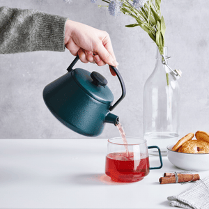 Brabantia T-Time Pine Green 12cm Teapot - COOKWARE - CAST IRON - Beattys of Loughrea