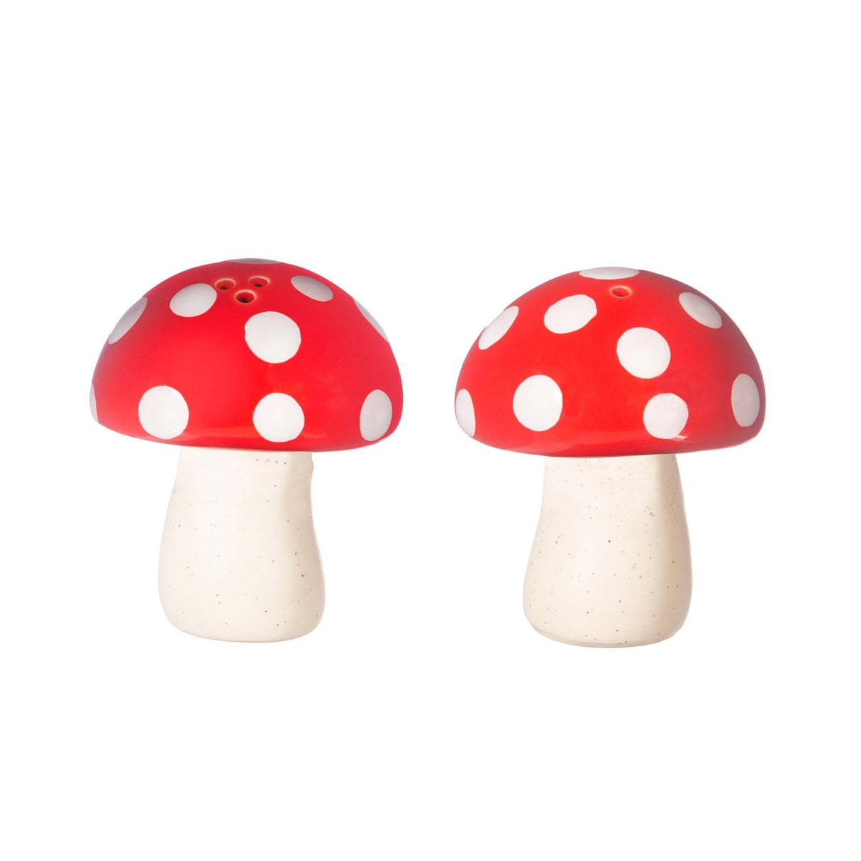 Red Mushroom Salt And Pepper Set - GENERAL LOOSE WARE - Beattys of Loughrea