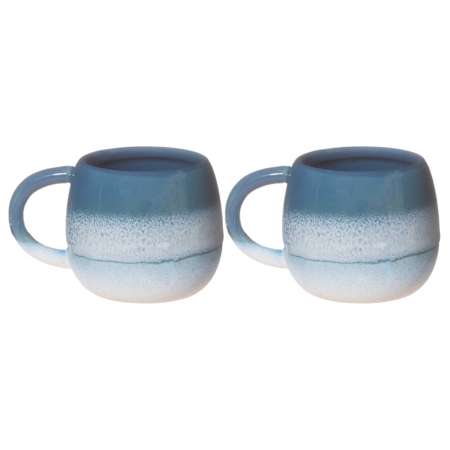 Mojave Glaze Espresso Blue Mug - Set Of 2 - MUG SETS - Beattys of Loughrea