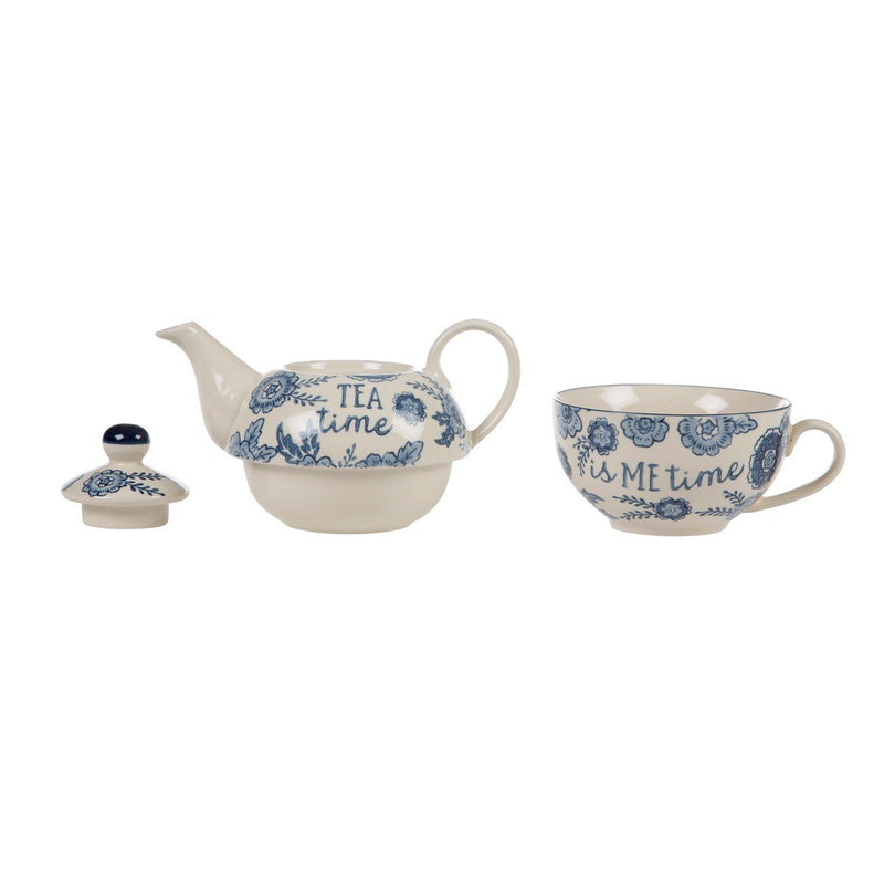 Blue Willow Floral Tea For One - MUG SETS - Beattys of Loughrea