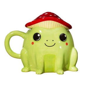 Fergus Frog Mug With Mushroom Lid - MUG SETS - Beattys of Loughrea