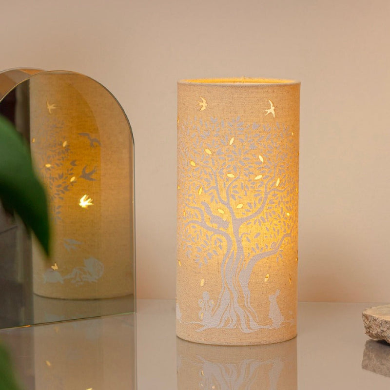 Fabric Lamp – Tree of Life - TABLE/BEDSIDE LAMPS - Beattys of Loughrea