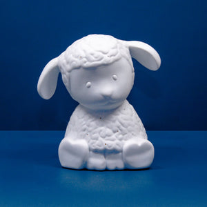 3D Ceramic Baby Sheep Lamp - TABLE/BEDSIDE LAMPS - Beattys of Loughrea