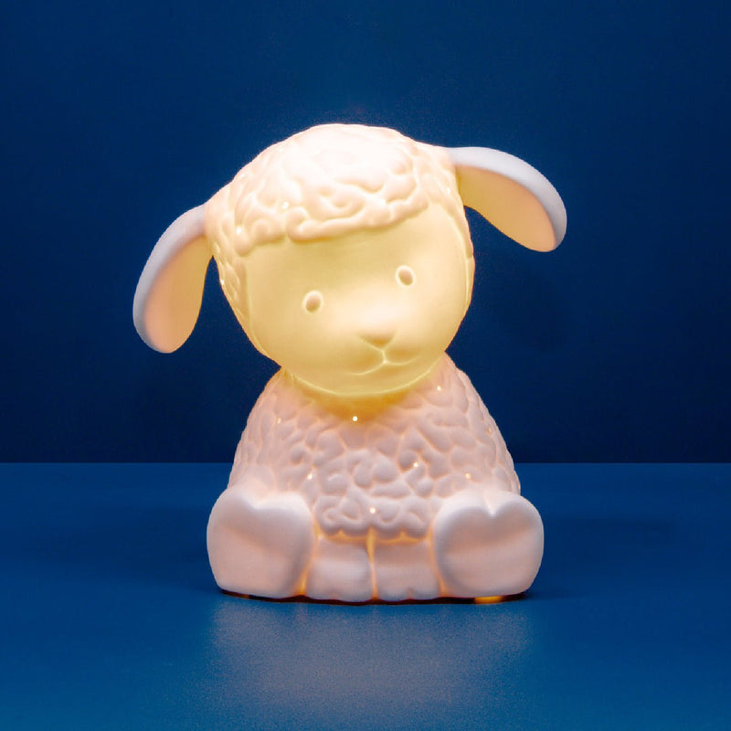 3D Ceramic Baby Sheep Lamp - TABLE/BEDSIDE LAMPS - Beattys of Loughrea